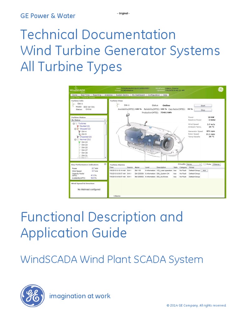 1.3.2 WindSCADA System Generic XXHZ ApplicaGuide EN r01 | PDF | Scada ...