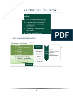 FONÉTICA Y FONOLOGÍA Clase Tema 3