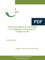 Ufcd 7222 Desenvolvimento de Atividades de Animacao e Ocupacao de Tempos