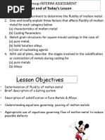 Lec 3b - Fluidity and Solidification