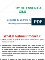 Chemistry of Essential Oils: Compiled by Dr. Pintu K. Kundu