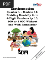 Math4 q1 Mod11 DividingMentally2-to4-DigitNumbersby10,100or1000WithoutAndWithRemainder v2