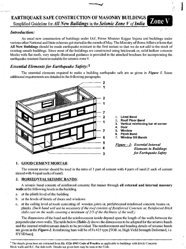 Earthquake Safety in Masonry Buildings | PDF | Masonry | Brick