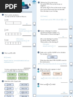 WRM Y7 Spring b3 Fractions Percentages of Amounts Assessment Answers A