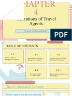 Chapter 4 Operation of Travel Agent