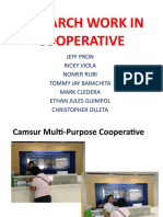 Research Work in Cooperative