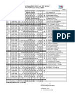 Jadwal Pelajaran SMPN 160 SMT Genap TAHUN PELAJARAN 2021 / 2022