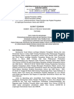 Surat Edaran: Kementerian Hukum Dan Hak Asasi Manusia Republik Indonesia Sekretariat Jenderal