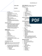 OB - History, Physical Examination AND Plan of Management