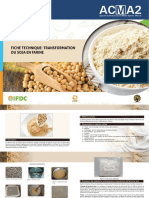 Fiche 4 Transformation Du Soja en Farine Processing of Soyabean Into Flour