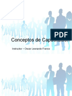 Conceptos de Capacitación, Educación y Formación