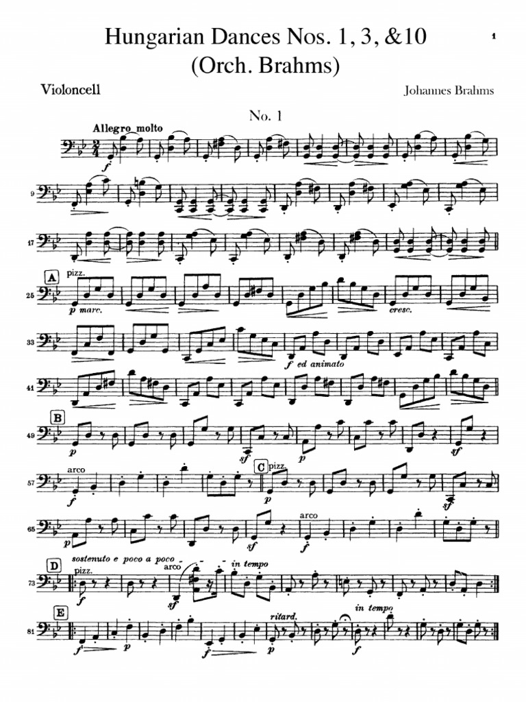 Imslp26515 pmlp16016 brahms hungarian dances no 1 3 10 cello part a