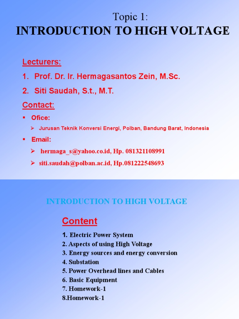 High Voltage Substation Overview | PDF | Electrical Substation ...