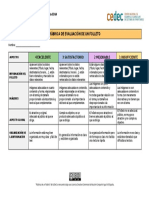 Rubrica de Evaluación - FOLLETO