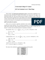 2002 University/College IC Contest Cell-Based IC For Graduate Level - Final Stage