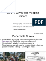 4 Ge 144 Plane Table Survey