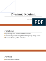 Dynamic Routing: RTTC, Thiruvananthapuram