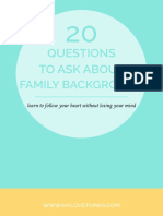 20 Preguntas Sobre La Familia