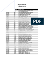 HS - Lista de Cursos