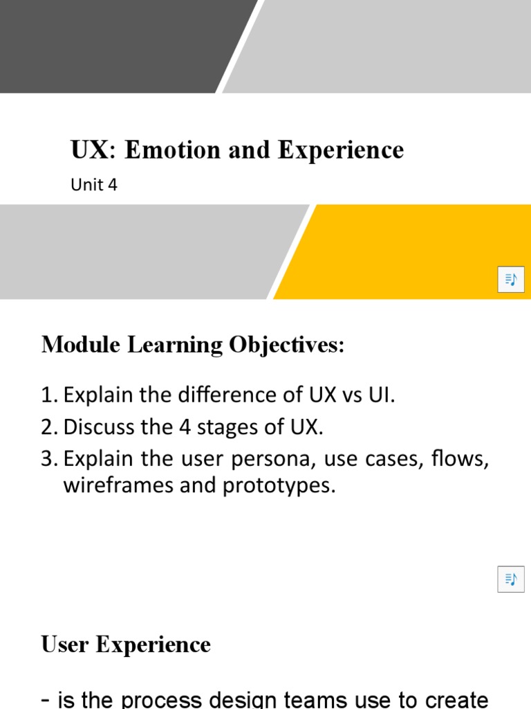 Unit 4 | PDF | User Experience | Use Case