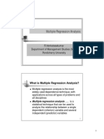 What Is Multiple Regression Analysis?