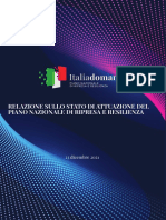 23.12.21 Relazione al Parlamento sullo stato di attuazione del Piano Nazionale di Ripresa e Resilienza_def