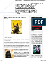 Mundo Tentacular A Trilha de Solomon Kane - Biografia do Puritano Vingador