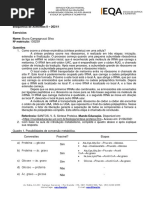 Questões - Introdução ao Metabolismo