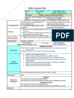 Daily Lesson Plan: Language Focus Skills Content Standard