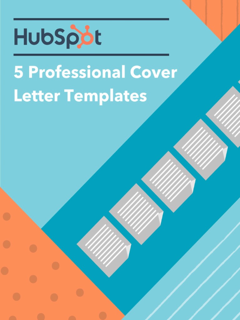 2018 HubSpot Cover Letter Templates Offer PDF Résumé Cognition