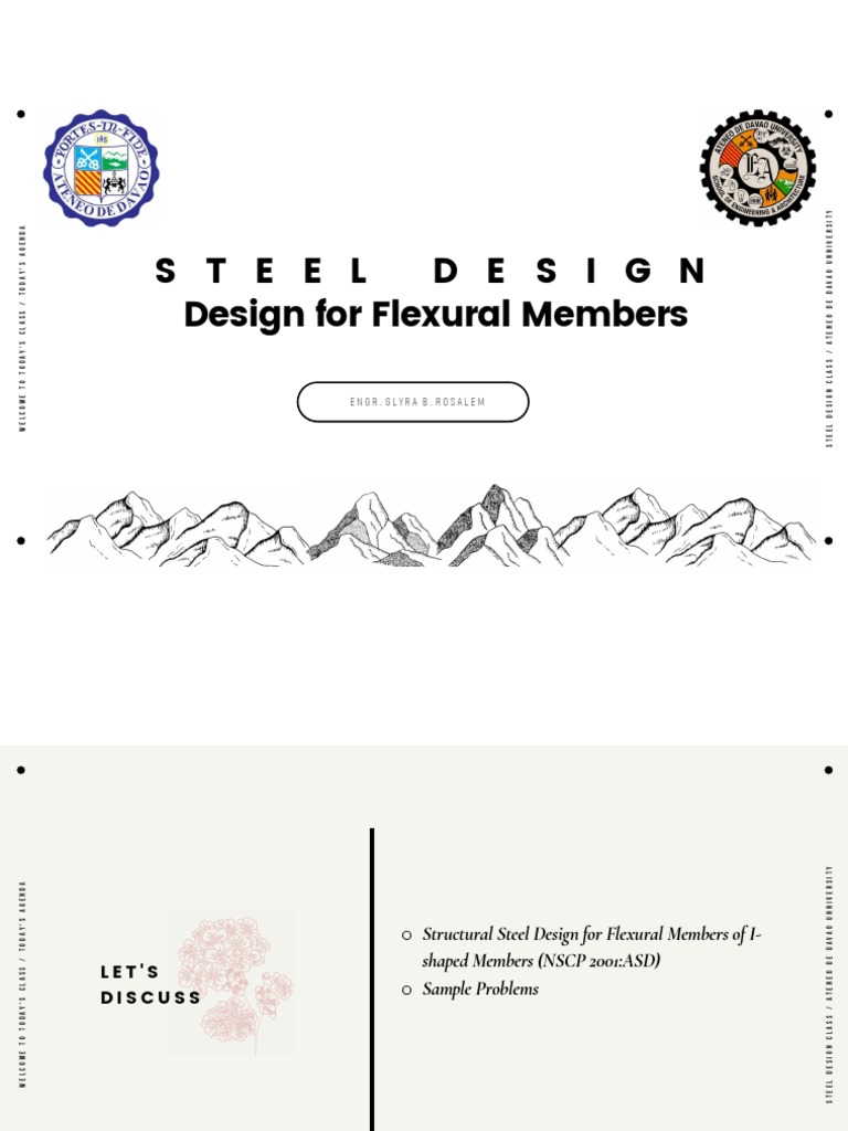 Design of Flexural Members PDF Stress (Mechanics) Bending