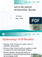 Approach To The Patient With Gastrointestinal Disease: - DR Jia Jia - May 2019