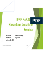 Hazardous Locations Seminar: Ieee Sas/Ncs