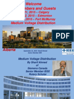 IEEE Presentation Medium Voltage Distribution Sept 21 2015