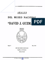 Anales Del Museo David J. Guzman No. 17-18