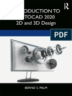 Introduction To AutoCAD 2020 2D and 3D Design by Bernd S. Palm