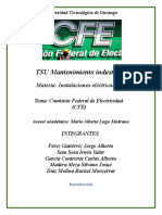 Cfe Comision Federal de Electricidad 5a Mtto