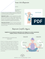 Proceso de La Respiración: Inhalación Exhalación