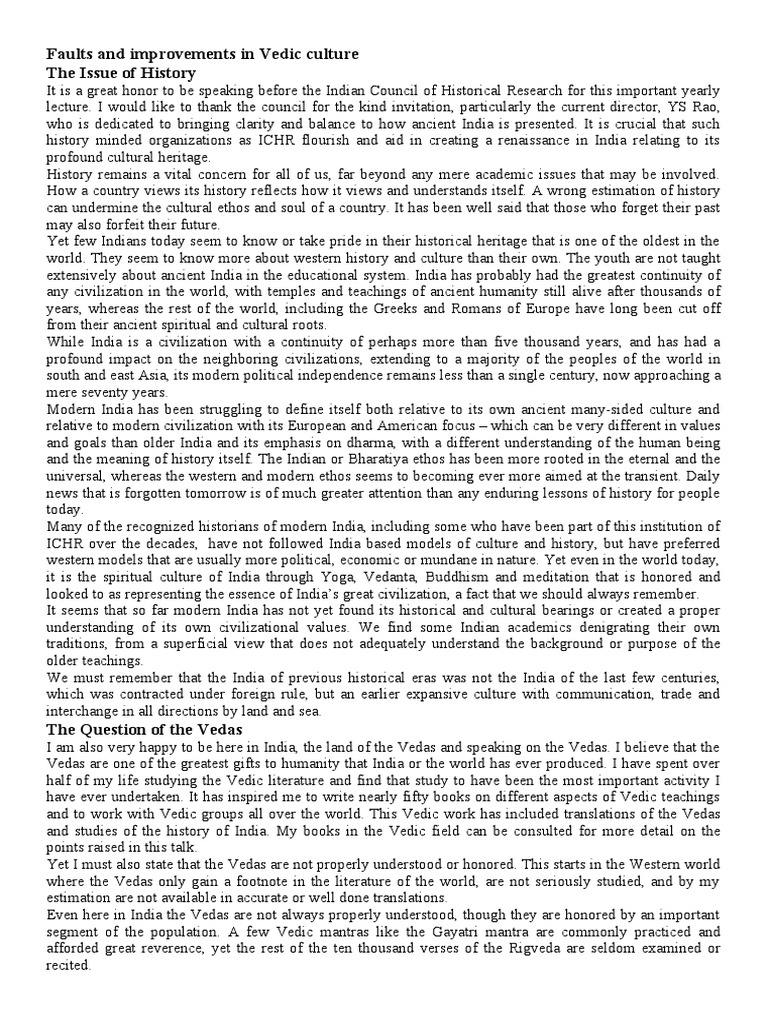Vedic Literature and Cultural Heritage | PDF | Vedas | Yoga