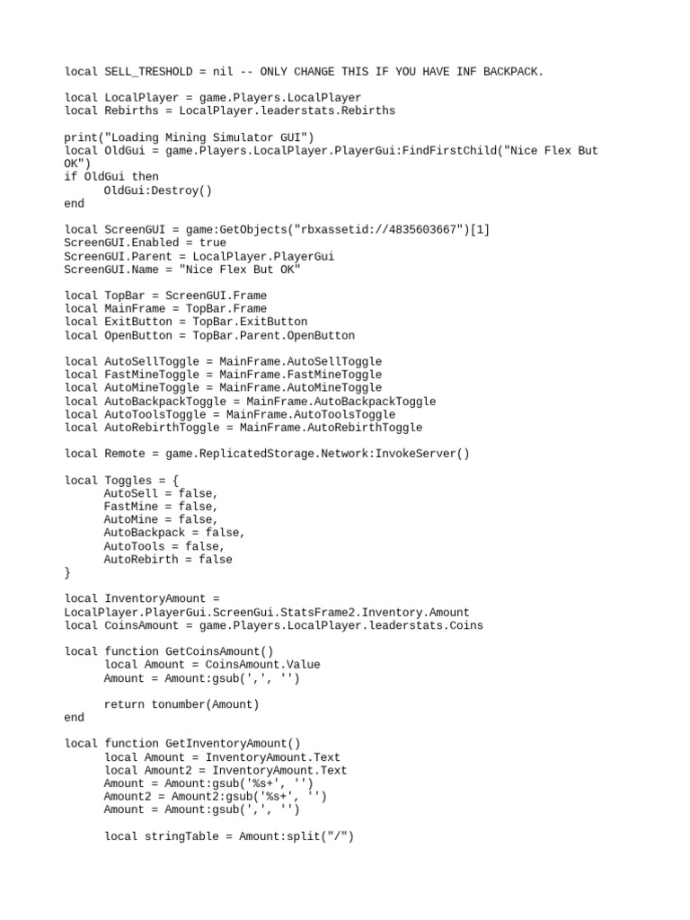 Mining Simulator Script | Download Free PDF | Computing | Computer Science