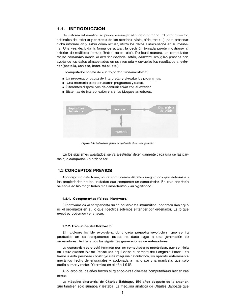 Fundamentos Del Hardware | PDF | Sustracción | Hardware de la computadora