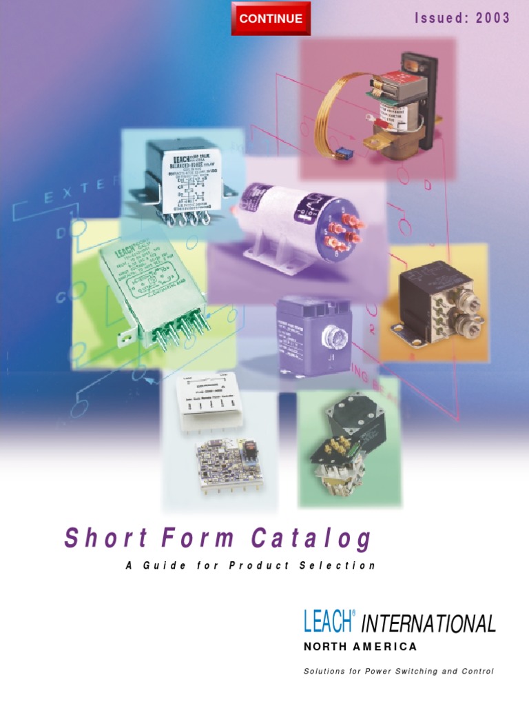 Leach Shortform Catalog PDF Relay Amplifier