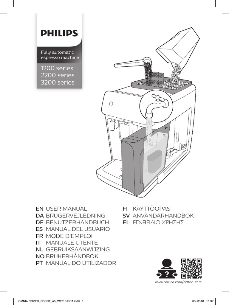 Comment dégraisser les machines à café Philips 2200 et 3200