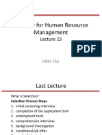 Strategy For Human Resource Management