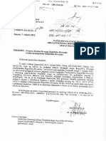 Dopis Ministra Obrane Načelniku Glavnog Stožera - 07.02.2022