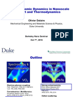 Delaire (Duke) - Atomic Dynamics in Energy Materials - Berkeley Nano Seminar