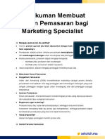 Rangkuman Membuat Konten Pemasaran Bagi Marketing Specialist