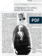Francisco Eguiguren Escudero - Centenario de Su Partida