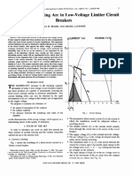 Behavior of Switching Arc in Low-Voltage Limiter Circuit