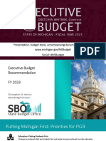 FY23 Executive Budget Presentation